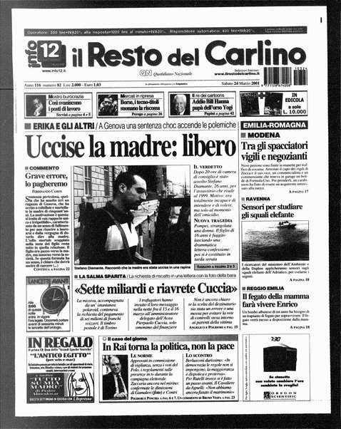 Il Resto del Carlino : giornale dell'Emilia